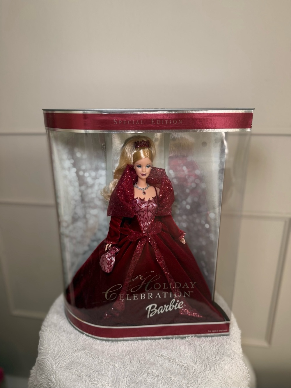 Vintage 2002 Holiday Celebration Barbie Special Edition NIB